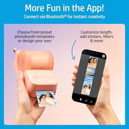 Pink panorama instant color photo printer — photo 5