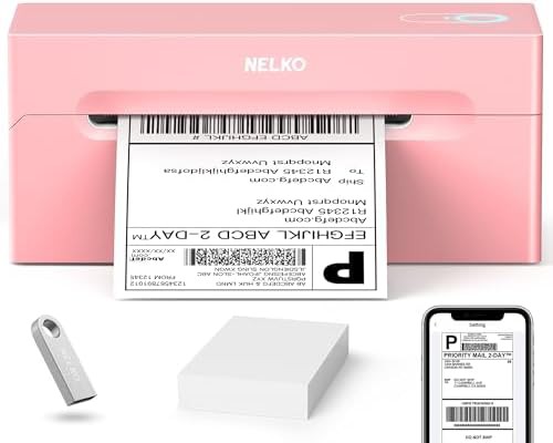 Bluetooth thermal shipping label printer