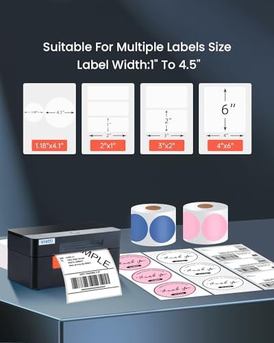 Desktop thermal shipping label printer for small business — photo 4