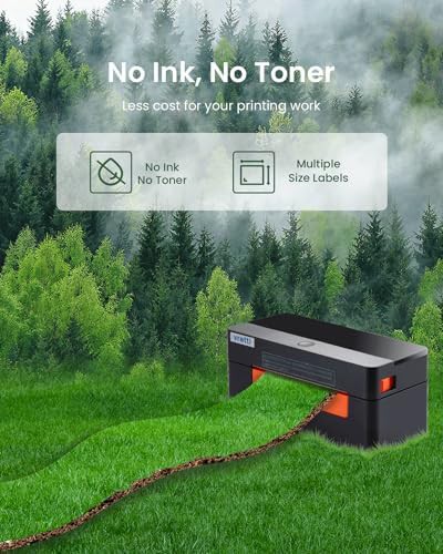 Desktop thermal shipping label printer for small business — photo 5