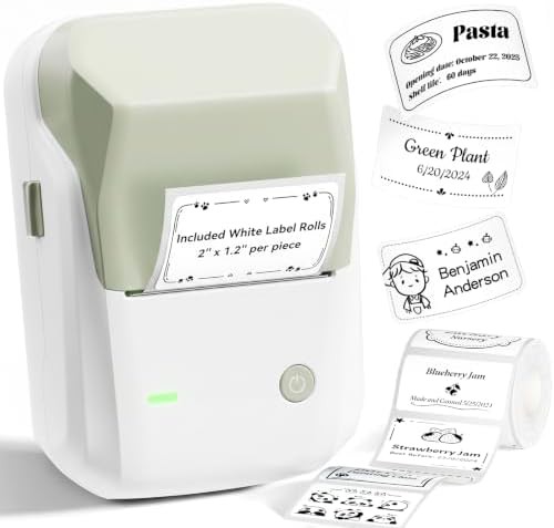 Green portable label printer for android
