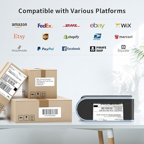 Thermal printer with built-in paper storage — photo 3