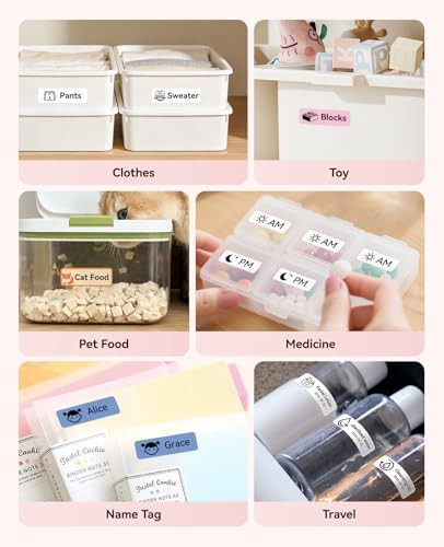 Pink upgraded high resolution label maker — photo 3