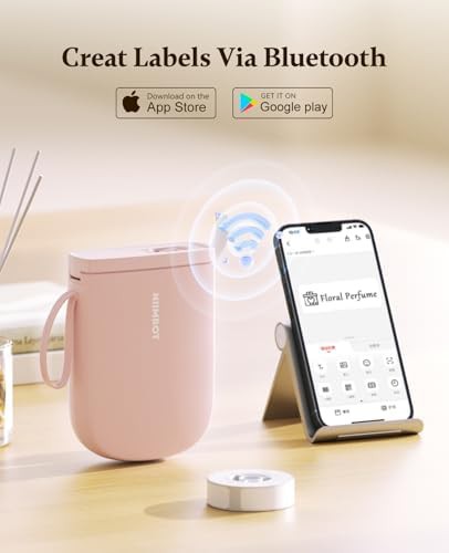 Pink upgraded high resolution label maker — photo 4