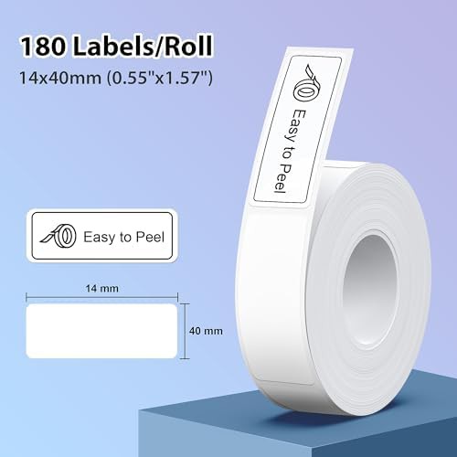 White laminated label tape three pack — photo 3