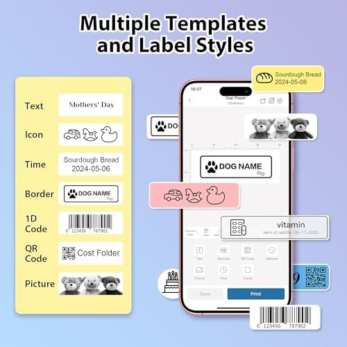 White laminated label tape three pack — photo 4