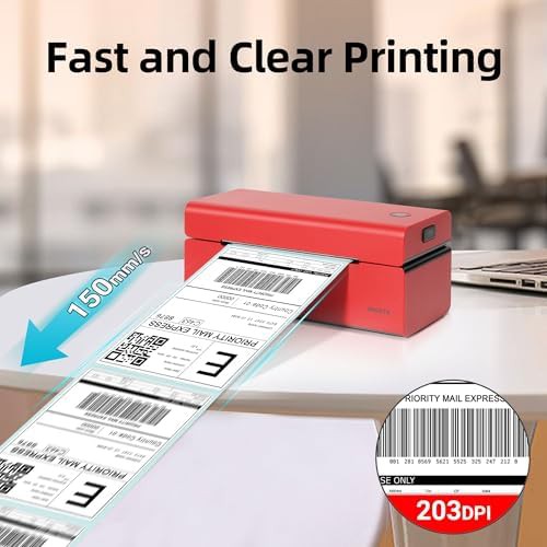 USB thermal shipping label printer for business — photo 4