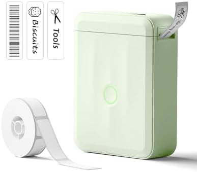 Green mini thermal printer for organization