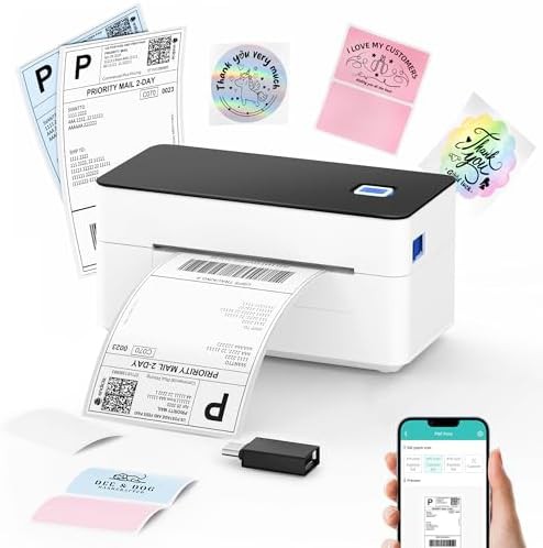 Android wireless 4x6 label printer