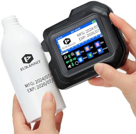Mini handheld inkjet with touch screen
