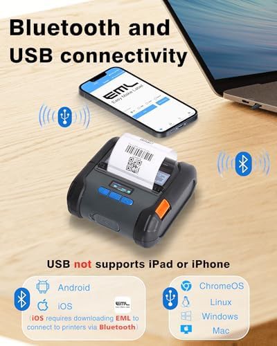 Two-in-one thermal label and receipt printer — photo 3