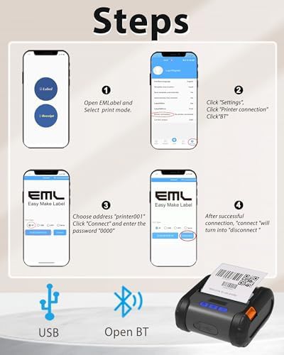 Two-in-one thermal label and receipt printer — photo 4
