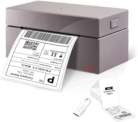 High speed USB shipping label printer