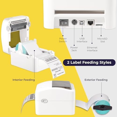 Ethernet and USB desktop shipping printer — photo 4