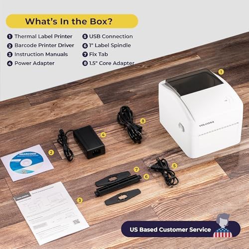Ethernet and USB desktop shipping printer — photo 5