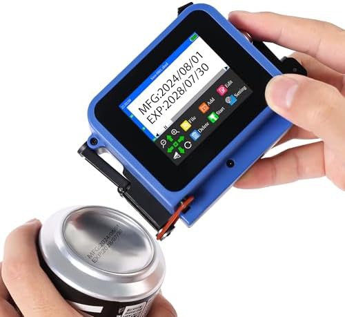 Mini handheld coding machine for surfaces