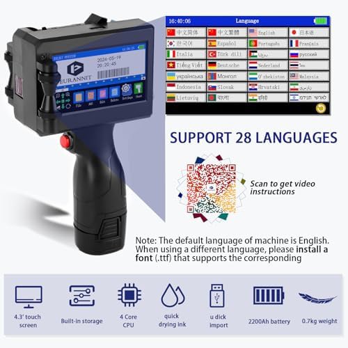 One inch handheld inkjet printer gun — photo 5