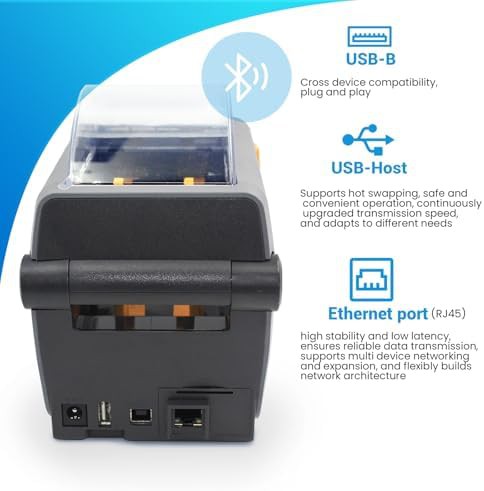 Ethernet desktop direct thermal monochrome printer — photo 4