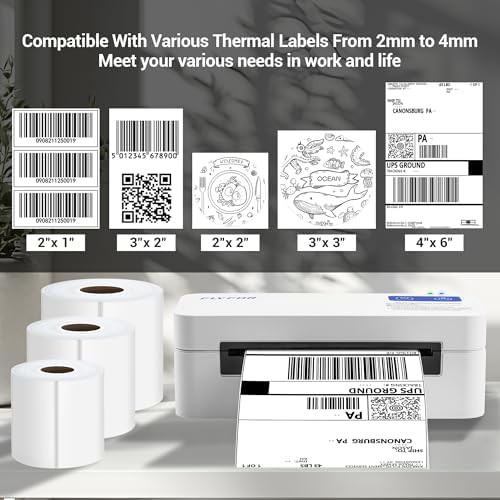 High speed wireless shipping label printer — photo 4