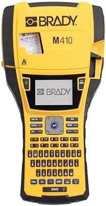 Handheld label printer kit with carrying case