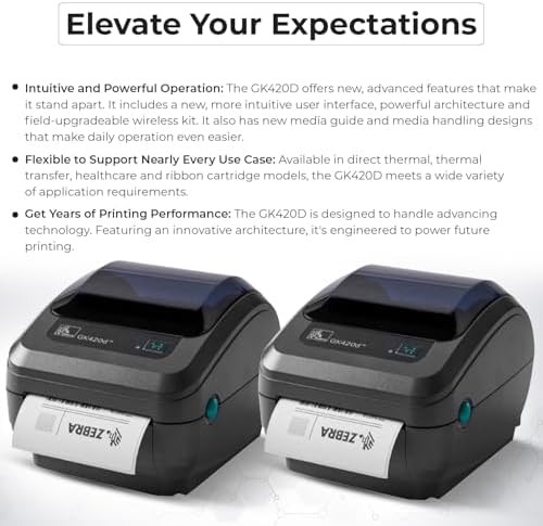 Direct thermal barcode printer with starter bundle — photo 5