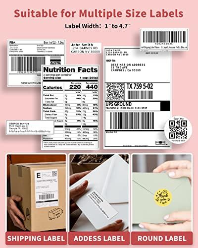 Pink shipping printer with bulk pink labels — photo 4