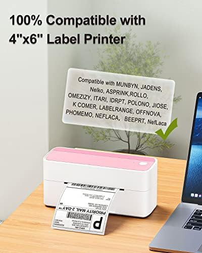 Brown thermal shipping labels waterproof — photo 3