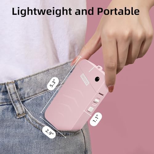 Pocket mini bluetooth label maker with tape — photo 4