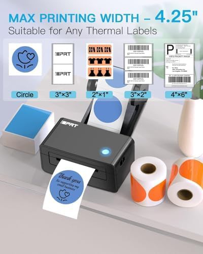 Renewed desktop Bluetooth thermal label maker — photo 4