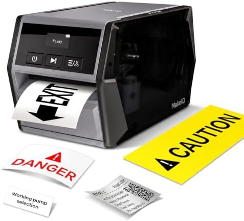 Desktop Industrial Labeler with Automatic Cutter