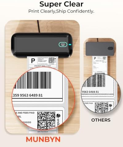 Standard Bluetooth Shipping Label Printer — photo 3
