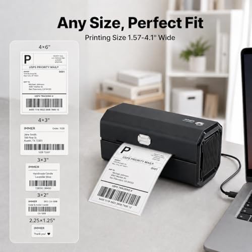 High speed commercial thermal shipping printer — photo 5