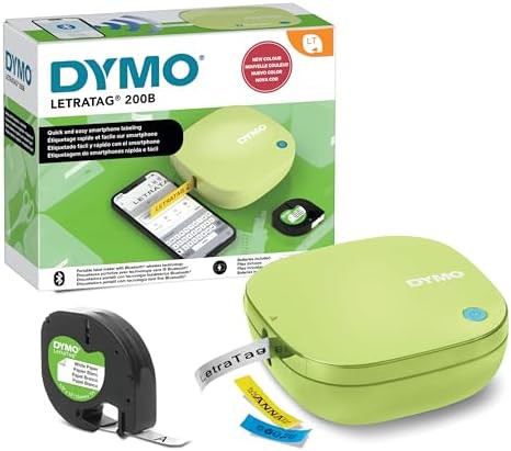 Pistachio yellow bluetooth label maker