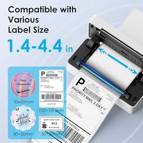 Portable white 4x6 label printer — photo 3