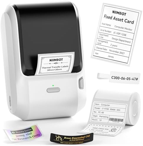 Three inch bluetooth label maker for organization