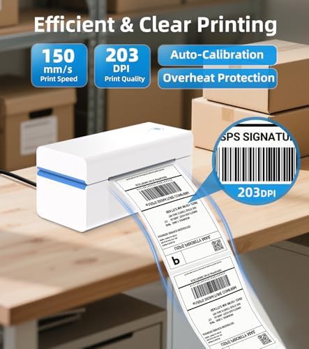 Wireless mailing label printer for four by six — photo 3