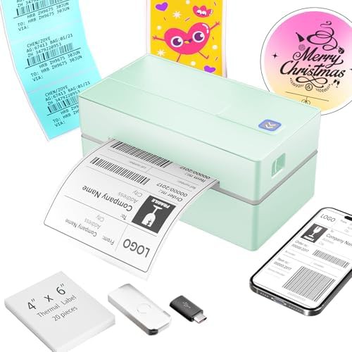 Inkless thermal shipping label maker
