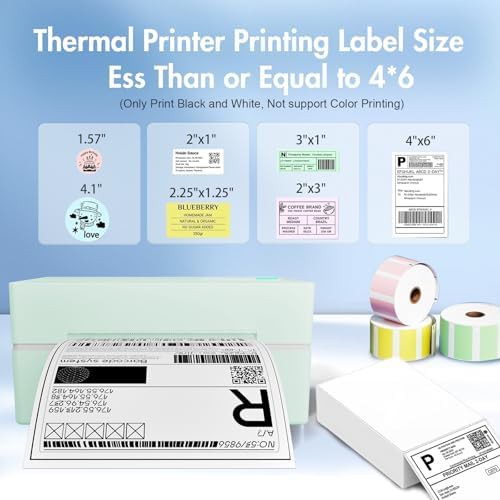 Inkless thermal shipping label maker — photo 3