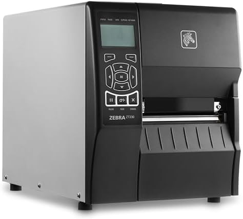 Industrial thermal transfer printer with LCD screen