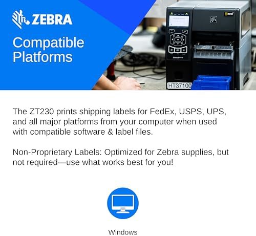 Industrial thermal transfer printer with LCD screen — photo 4