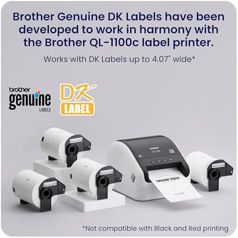 Wide format shipping printer with four tape rolls — photo 4
