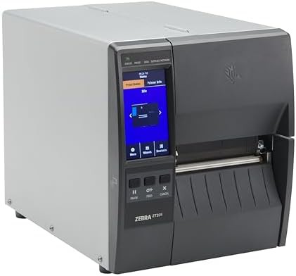 Industrial thermal transfer printer with color LCD