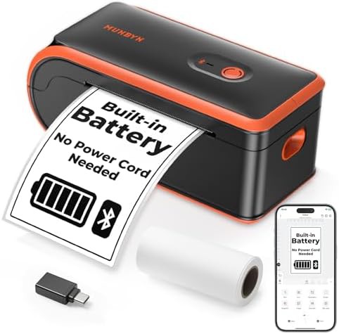 MC240 Portable Wireless Shipping Label Printer