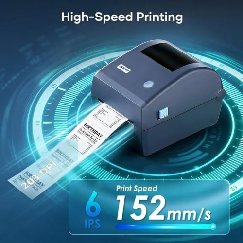 Industrial thermal shipping printer with USB — photo 3
