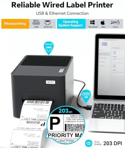 Industrial high speed thermal label printer — photo 4