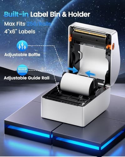 Bluetooth shipping label machine for 4x6 — photo 3