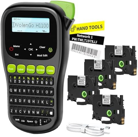 Waterproof wire label maker with tapes
