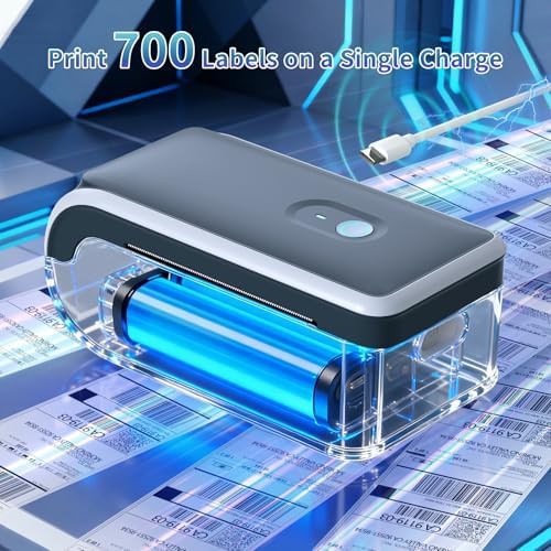 Portable battery powered thermal shipping printer — photo 3