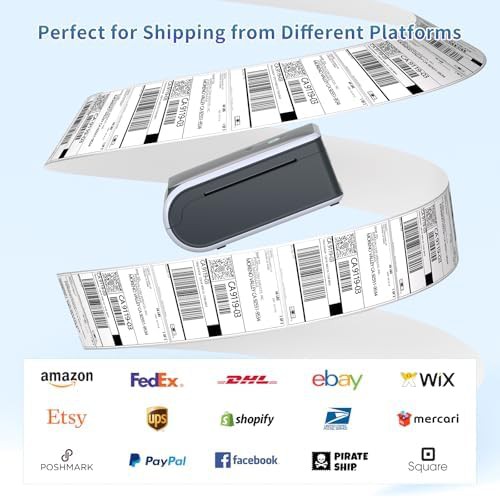 Portable battery powered thermal shipping printer — photo 4