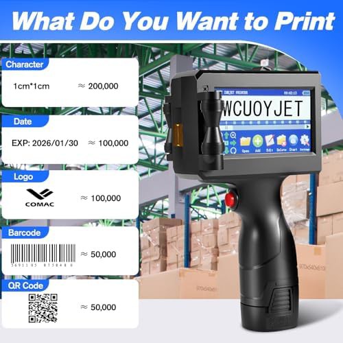 Handheld inkjet coding machine with quick dry ink — photo 5